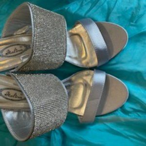 Women's Italina Silver High Heels